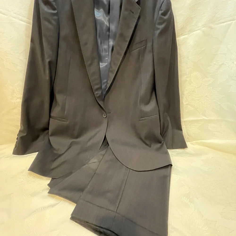Armani Dark Pinstripe Suit - Picture 4 of 11